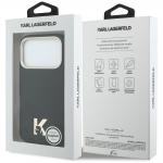 Carcasa Karl Lagerfeld Karl Head Logo cu MagSafe compatibila cu iPhone 17 Pro, Negru 9 - lerato.ro