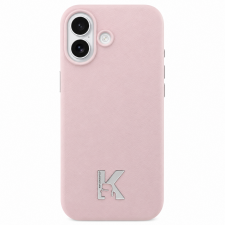 Carcasa Karl Lagerfeld Karl Head Logo cu MagSafe compatibila cu iPhone 17, Roz