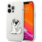 Carcasa Karl Lagerfeld Choupette Fun compatibila cu iPhone 14 Pro Max, Transparent 4 - lerato.ro
