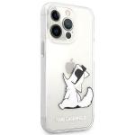 Carcasa Karl Lagerfeld Choupette Fun compatibila cu iPhone 14 Pro Max, Transparent 5 - lerato.ro