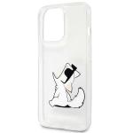 Carcasa Karl Lagerfeld Choupette Fun compatibila cu iPhone 14 Pro Max, Transparent 7 - lerato.ro