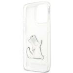 Carcasa Karl Lagerfeld Choupette Fun compatibila cu iPhone 14 Pro Max, Transparent 8 - lerato.ro