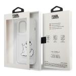 Carcasa Karl Lagerfeld Choupette Fun compatibila cu iPhone 14 Pro Max, Transparent 9 - lerato.ro