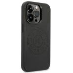 Carcasa Karl Lagerfeld Leather Perforated Logo compatibila cu iPhone 14 Pro Max, Negru 5 - lerato.ro