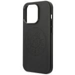 Carcasa Karl Lagerfeld Leather Perforated Logo compatibila cu iPhone 14 Pro Max, Negru 7 - lerato.ro
