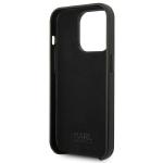Carcasa Karl Lagerfeld Leather Perforated Logo compatibila cu iPhone 14 Pro Max, Negru 8 - lerato.ro