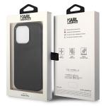 Carcasa Karl Lagerfeld Leather Perforated Logo compatibila cu iPhone 14 Pro Max, Negru 9 - lerato.ro