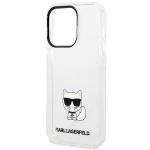 Carcasa Karl Lagerfeld Choupette Body compatibila cu iPhone 14 Pro Max, Transparent 7 - lerato.ro