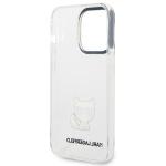 Carcasa Karl Lagerfeld Choupette Body compatibila cu iPhone 14 Pro Max, Transparent 8 - lerato.ro