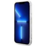 Carcasa Karl Lagerfeld Liquid Glitter Big KL compatibila cu iPhone 14 Pro Max, Silver 6 - lerato.ro