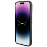 Carcasa Karl Lagerfeld Gripstand Saffiano Karl and Choupette Pin compatibila cu iPhone 14 Pro Max, Negru 6 - lerato.ro