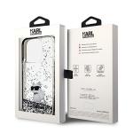 Carcasa Karl Lagerfeld Liquid Glitter Choupette compatibila cu iPhone 14 Pro Max, Transparent 9 - lerato.ro