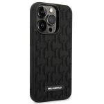Carcasa Karl Lagerfeld 3D Monogram compatibila cu iPhone 14 Pro Max, Negru 5 - lerato.ro