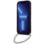 Carcasa Karl Lagerfeld Saffiano Monogram Chain compatibila cu iPhone 14 Pro Max, Negru 5 - lerato.ro
