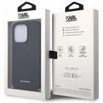 Carcasa Karl Lagerfeld Saffiano Monogram Chain compatibila cu iPhone 14 Pro Max, Negru 8 - lerato.ro