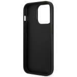 Carcasa Karl Lagerfeld Saffiano Mono Metal Logo compatibila cu iPhone 14 Pro Max, Gri 8 - lerato.ro