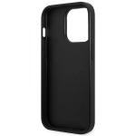 Carcasa Karl Lagerfeld Saffiano Mono Metal Logo compatibila cu iPhone 14 Pro Max, Negru 8 - lerato.ro