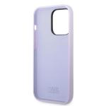 Carcasa Karl Lagerfeld Silicone Ikonik Karl compatibila cu iPhone 14 Pro Max, Violet 8 - lerato.ro