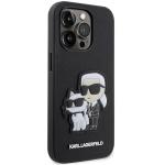 Carcasa Karl Lagerfeld Saffiano Karl and Choupette compatibila cu iPhone 14 Pro Max, Negru 5 - lerato.ro