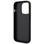 Carcasa Karl Lagerfeld Saffiano Karl and Choupette compatibila cu iPhone 14 Pro Max, Negru 8 - lerato.ro