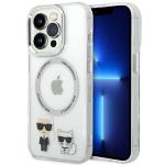 Carcasa Karl Lagerfeld Karl & Choupette cu MagSafe compatibila cu iPhone 14 Pro, Transparent 4 - lerato.ro