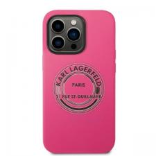 Carcasa Karl Lagerfeld Silicone RSG compatibila cu iPhone 14 Pro Max, Roz