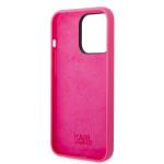 Carcasa Karl Lagerfeld Silicone RSG compatibila cu iPhone 14 Pro Max, Roz 8 - lerato.ro