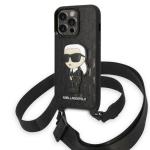 Carcasa Karl Lagerfeld Monogram Ikonik Patch compatibila cu iPhone 14 Pro Max, Negru 3 - lerato.ro
