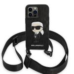 Carcasa Karl Lagerfeld Monogram Ikonik Patch compatibila cu iPhone 14 Pro Max, Negru 2 - lerato.ro
