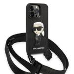 Carcasa Karl Lagerfeld Monogram Ikonik Patch compatibila cu iPhone 14 Pro Max, Negru 4 - lerato.ro