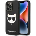Carcasa Karl Lagerfeld Silicone Choupette Head cu MagSafe compatibila cu iPhone 14 Pro Max, Negru 4 - lerato.ro