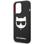 Carcasa Karl Lagerfeld Silicone Choupette Head cu MagSafe compatibila cu iPhone 14 Pro Max, Negru 7 - lerato.ro