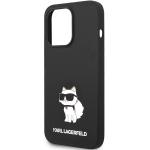 Carcasa Karl Lagerfeld Silicone Ikonik Choupette cu MagSafe compatibila cu iPhone 14 Pro Max, Negru 7 - lerato.ro