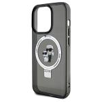 Carcasa Karl Lagerfeld Ring Stand Karl and Choupette cu MagSafe compatibila cu iPhone 14 Pro Max, Negru 7 - lerato.ro