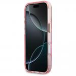 Husa Karl Lagerfeld IML Choupettes and Karl Script Logo cu MagSafe compatibila cu iPhone 17, Roz 6 - lerato.ro