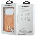 Husa Karl Lagerfeld IML K Head Logo cu MagSafe compatibila cu iPhone 17 Pro Max, Portocaliu 9 - lerato.ro