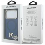 Husa Karl Lagerfeld IML K Head Logo cu MagSafe compatibila cu iPhone 17 Pro Max, Albastru 9 - lerato.ro