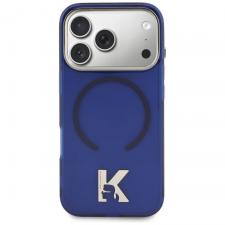 Husa Karl Lagerfeld IML K Head Logo cu MagSafe compatibila cu iPhone 17 Pro, Albastru