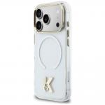 Husa Karl Lagerfeld IML K Head Logo cu MagSafe compatibila cu iPhone 17 Pro Max, Transparent 3 - lerato.ro