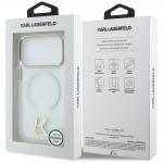 Husa Karl Lagerfeld IML K Head Logo cu MagSafe compatibila cu iPhone 17 Pro Max, Transparent 9 - lerato.ro