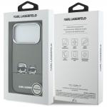 Husa Karl Lagerfeld Karl and Choupette Peekaboo Logo cu MagSafe compatibila cu iPhone 17 Pro, Negru 9 - lerato.ro
