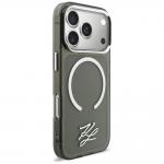 Husa Karl Lagerfeld IML KL Script Logo cu MagSafe compatibila cu iPhone 17 Pro Max, Negru 5 - lerato.ro