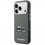 Husa Karl Lagerfeld IML Karl and Choupette Peekaboo Logo cu MagSafe compatibila cu iPhone 17 Pro Max, Negru 3 - lerato.ro