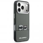 Husa Karl Lagerfeld IML Karl and Choupette Peekaboo Logo cu MagSafe compatibila cu iPhone 17 Pro Max, Negru 5 - lerato.ro