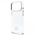 Husa Karl Lagerfeld IML KL Script Logo cu MagSafe compatibila cu iPhone 17 Pro Max, Transparent 7 - lerato.ro