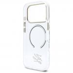 Husa Karl Lagerfeld IML KL Script Logo cu MagSafe compatibila cu iPhone 17 Pro Max, Transparent 8 - lerato.ro