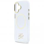 Husa Karl Lagerfeld IML KL Script Logo cu MagSafe compatibila cu iPhone 17, Transparent 7 - lerato.ro