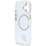 Husa Karl Lagerfeld IML KL Script Logo cu MagSafe compatibila cu iPhone 17, Transparent 8 - lerato.ro