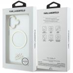 Husa Karl Lagerfeld IML KL Script Logo cu MagSafe compatibila cu iPhone 17, Transparent 9 - lerato.ro