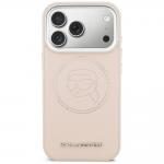 Husa Karl Lagerfeld K Head Point Logo cu MagSafe compatibila cu iPhone 17 Pro Max, Roz 2 - lerato.ro